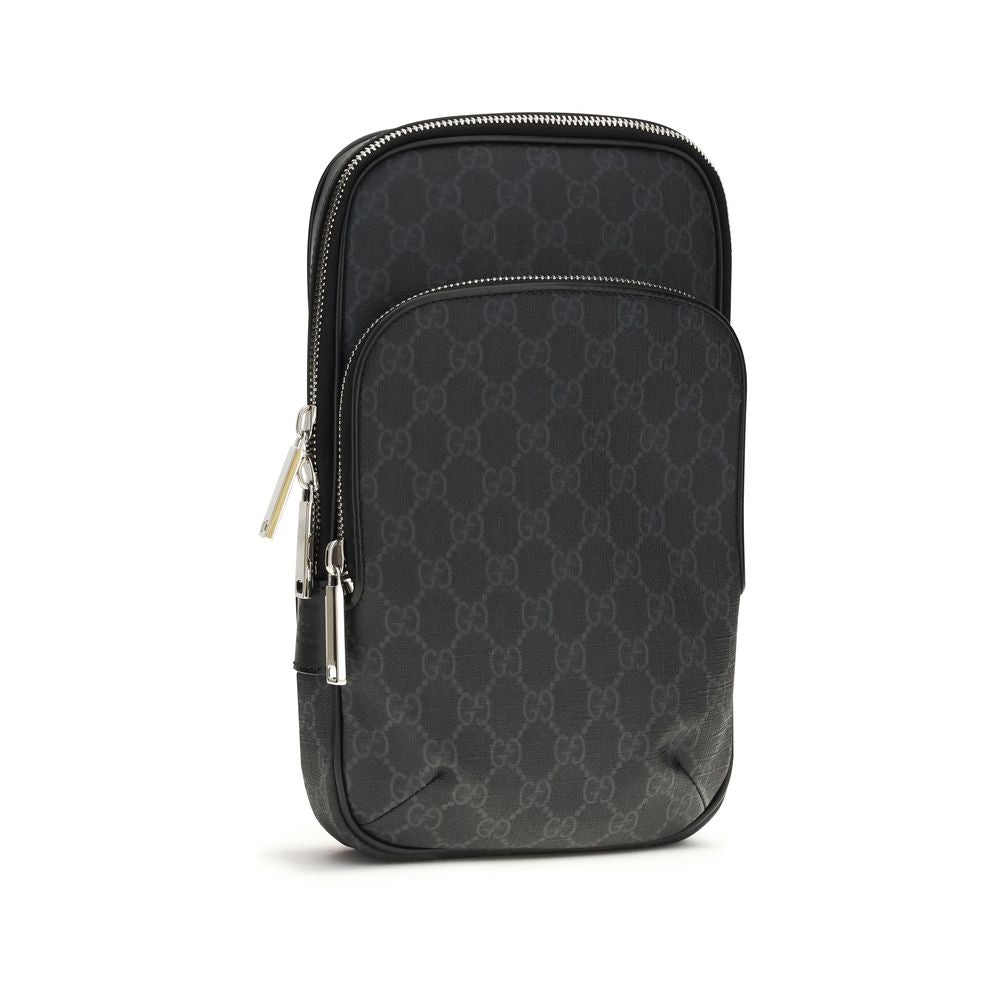 Gucci GG Supreme Shoulder Bag Black GG Supreme Canvas