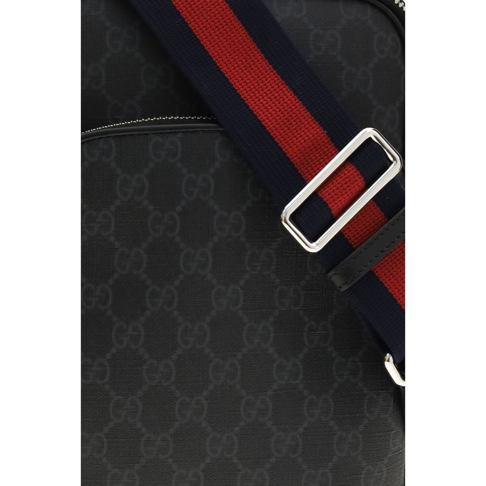 Gucci GG Supreme Shoulder Bag Black GG Supreme Canvas