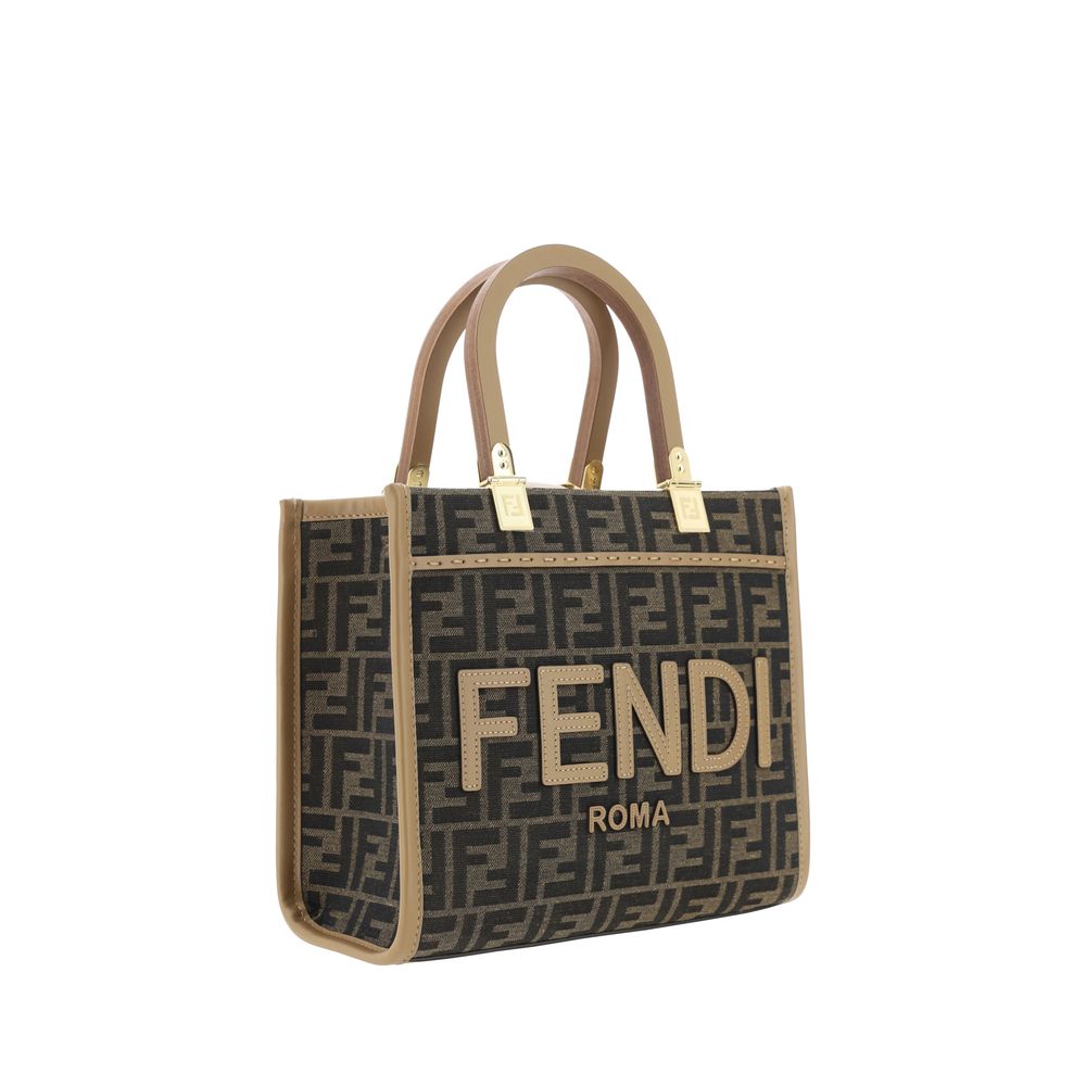 Fendi Roma Brown Shoulder Bag