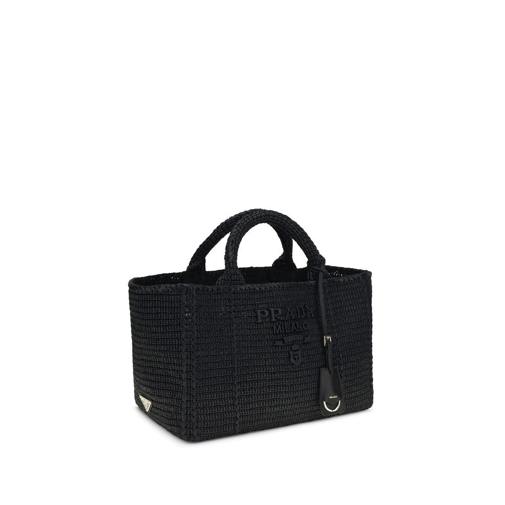 Prada Black Viscose Handbag
