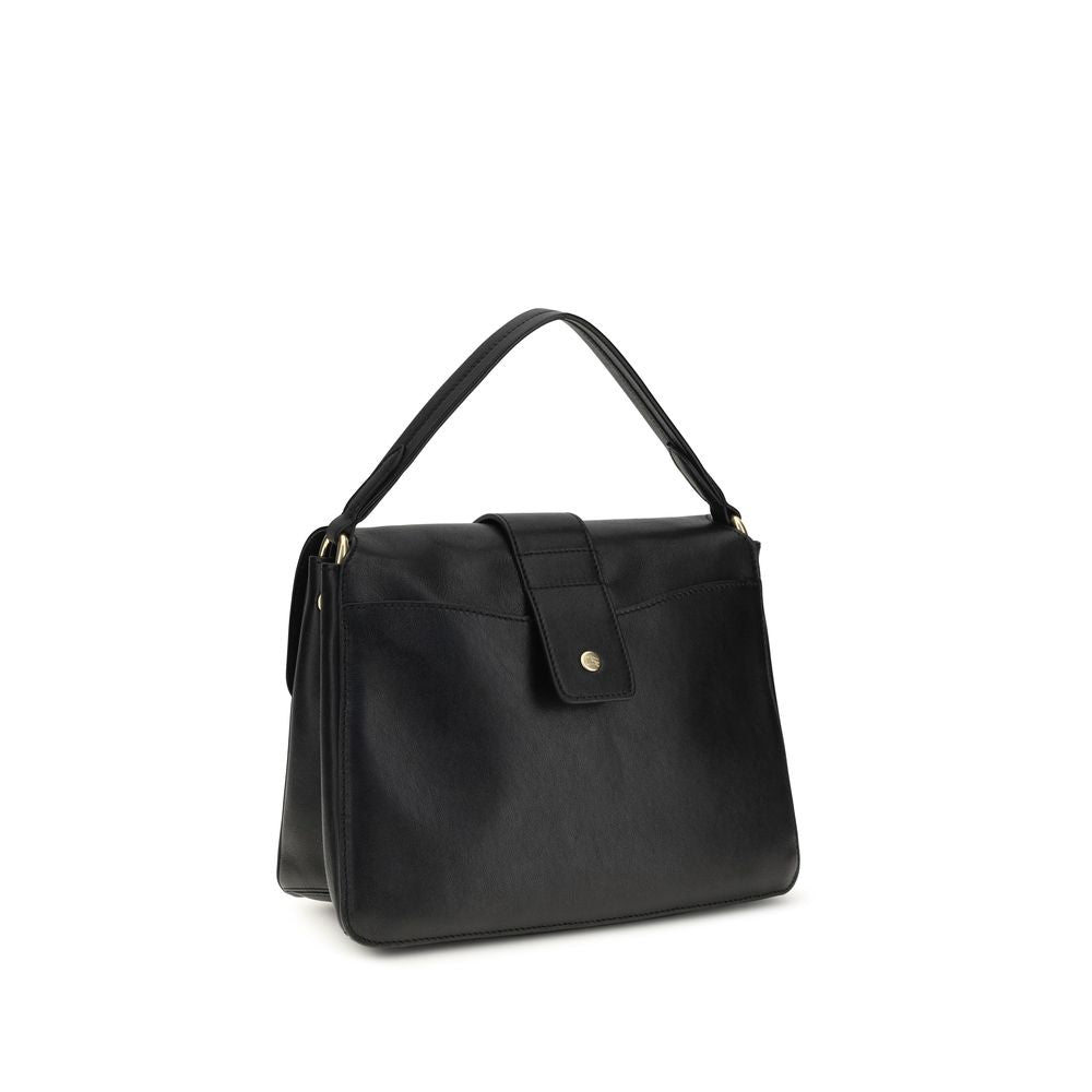 Burberry Small Rider Leather Crossbody Bag Black