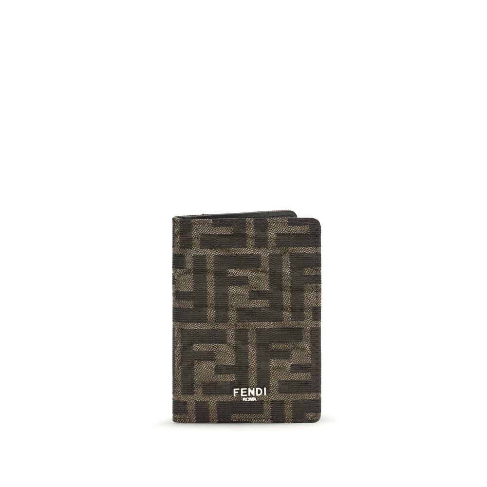 Fendi Bicolor Polyester Wallet