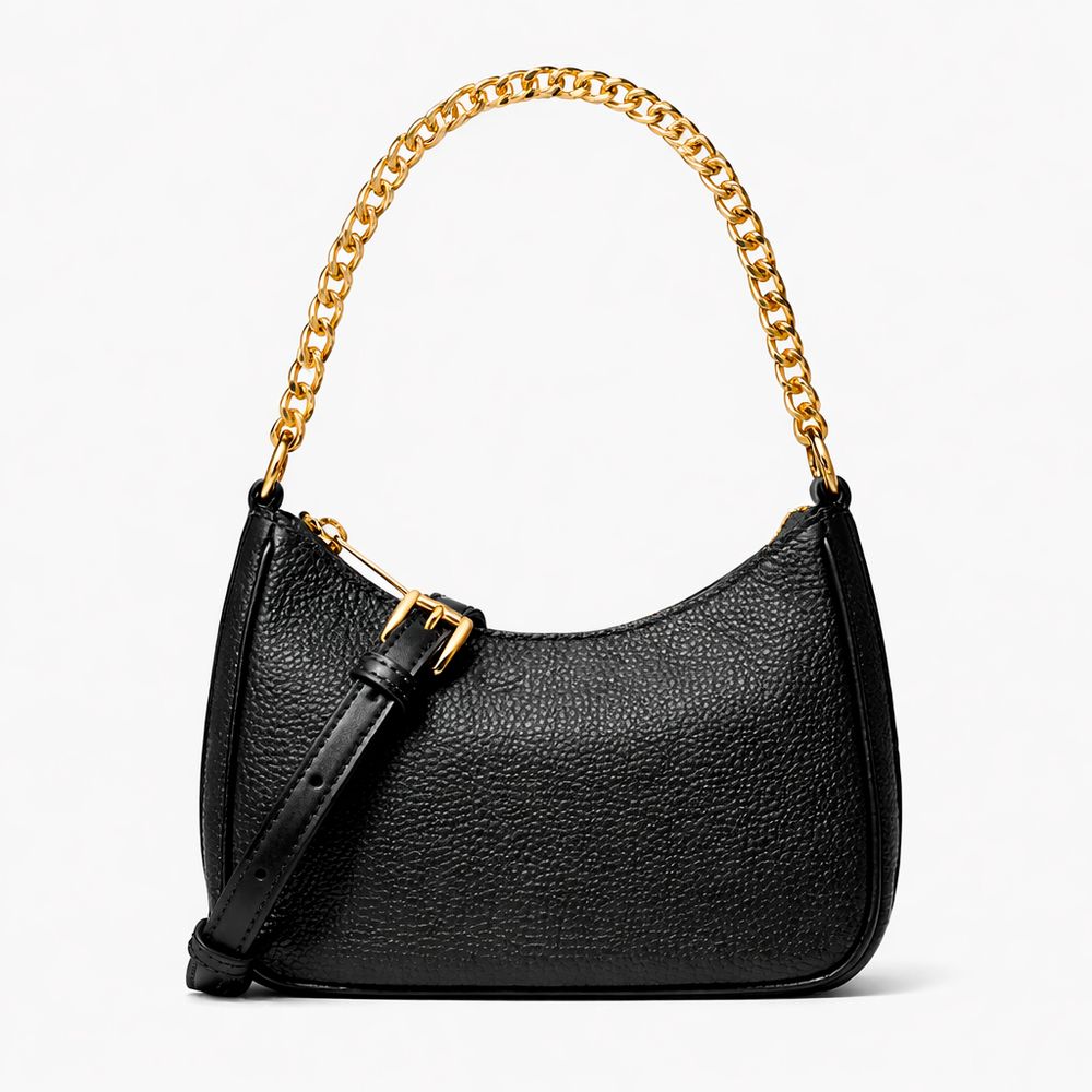 Michael Kors Black Fur Shoulder Bag