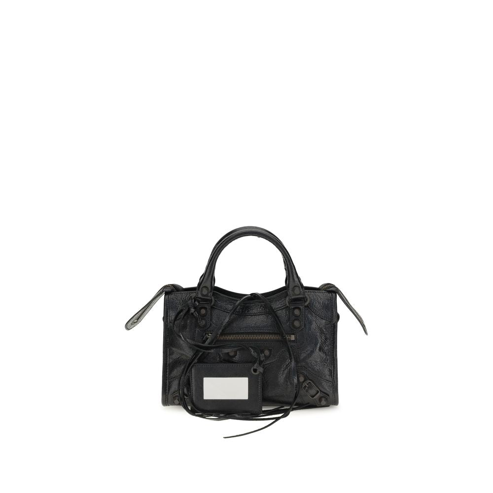 Balenciaga Black Lamb Leather Shoulder Bag