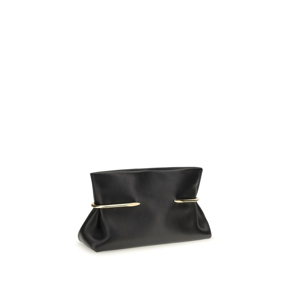 Givenchy Black Napa Leather / Calf Bos Taurus Clutch Bag