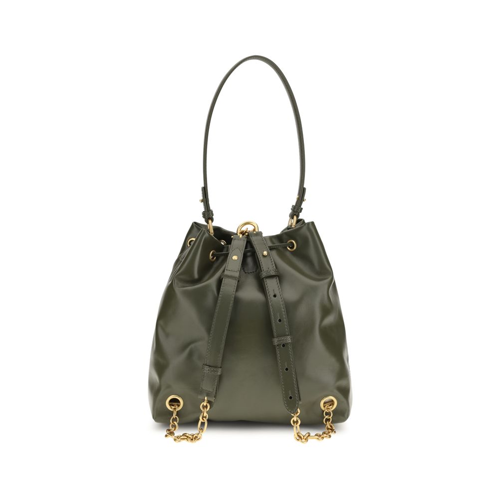 Balmain Bicolor Calf Leather Bos Taurus Backpack