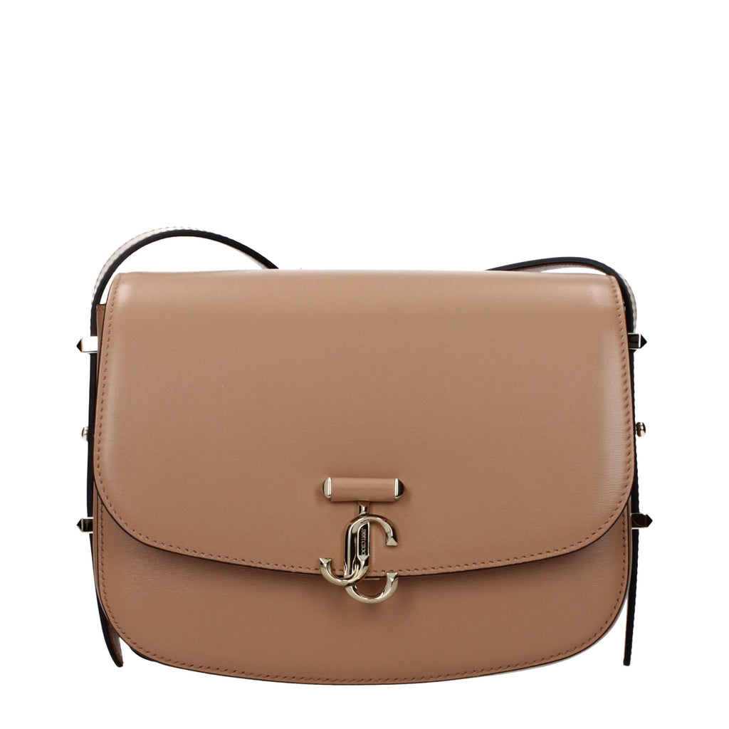 Jimmy Choo JC Crossbody Bag Biscuit Leather