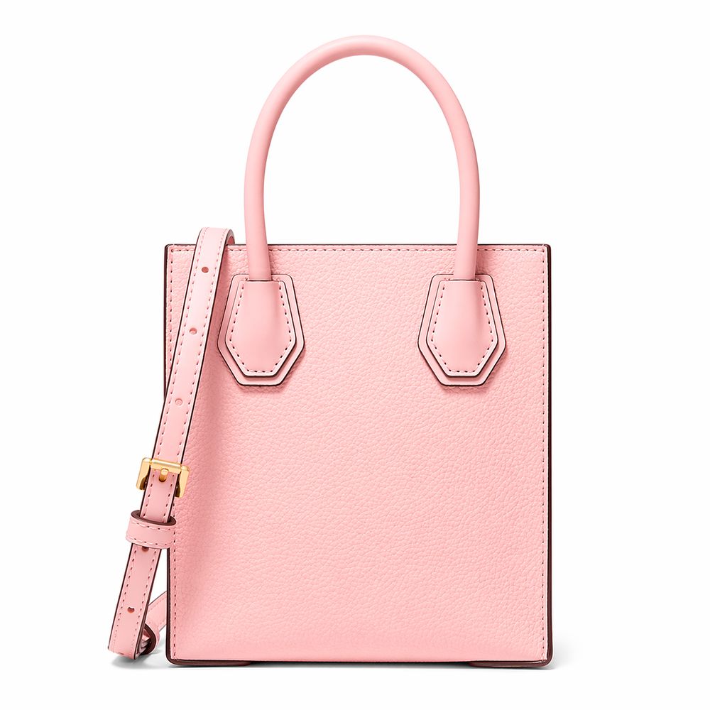 Michael Kors Mercer Extra-Small Leather Tote Bag Powder Blush