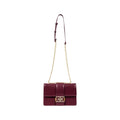 Armani Exchange Jodie Medium Chain Crossbody Bag Bordeaux