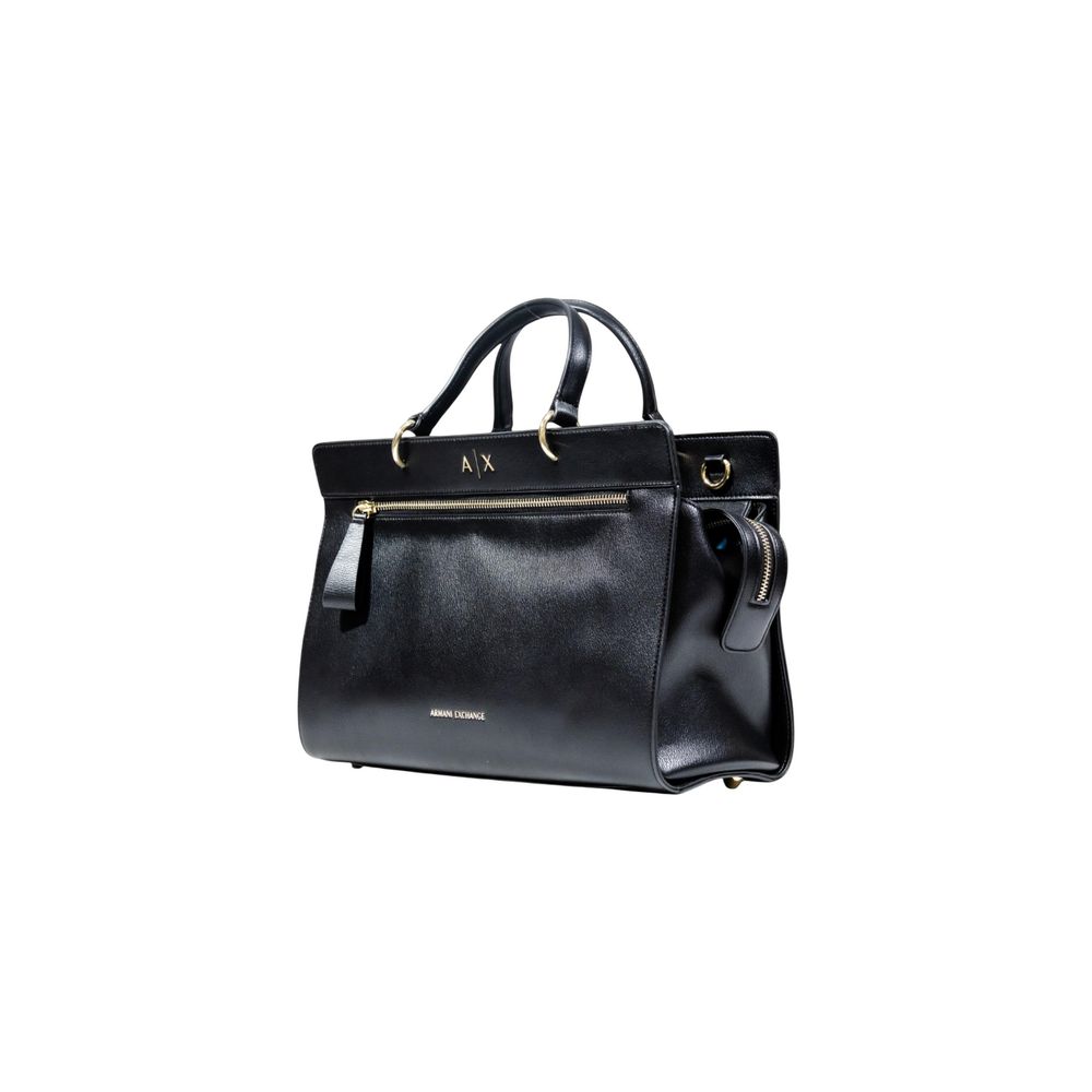 Armani Exchange Large Shopping Bag Black