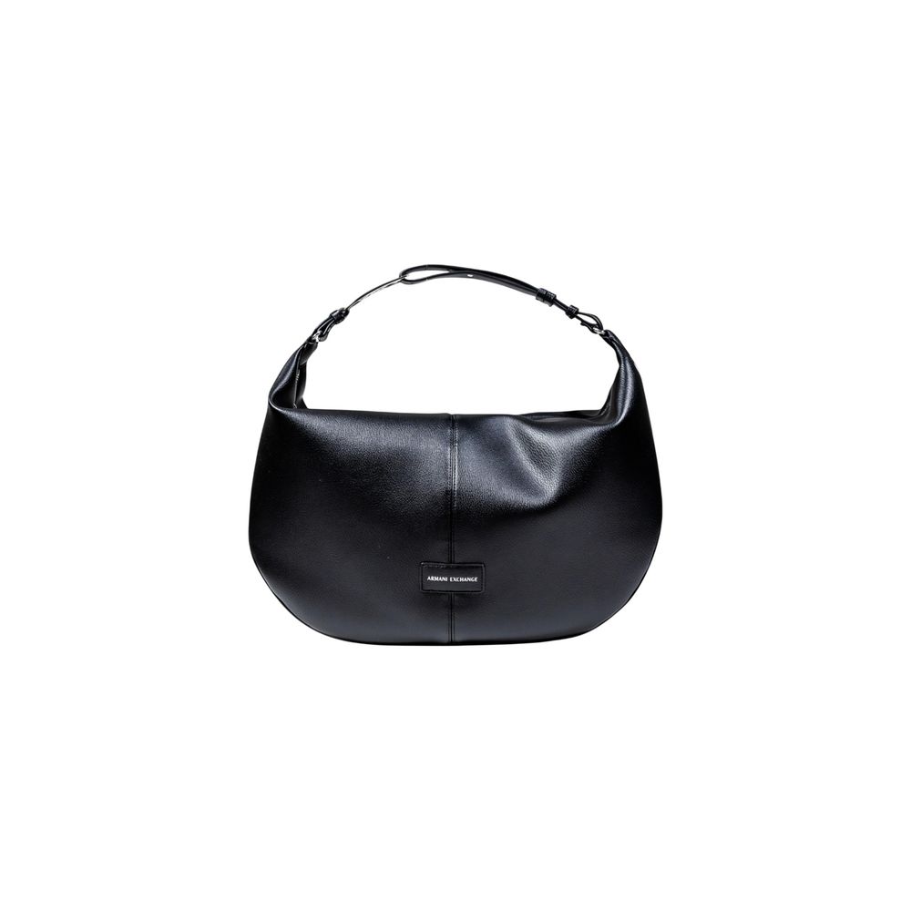 Armani Exchange Rounded Shoulder Bag Black