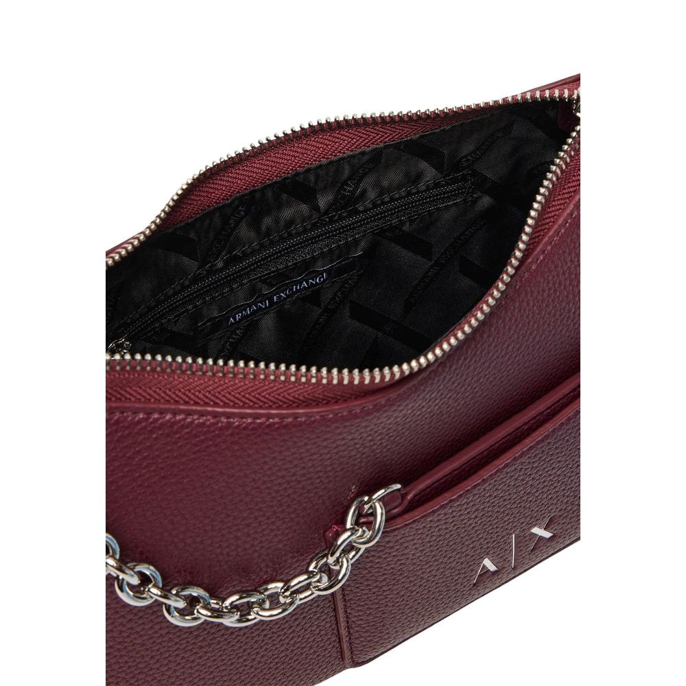 Armani Exchange Small Shoulder Bag Burgundy