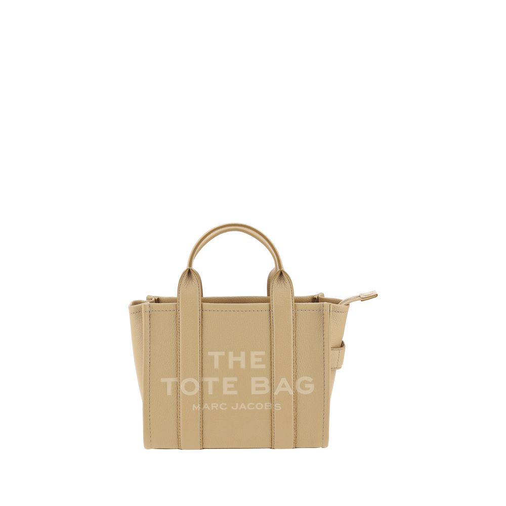 Marc Jacobs The Small Tote Bag Grained Leather Beige