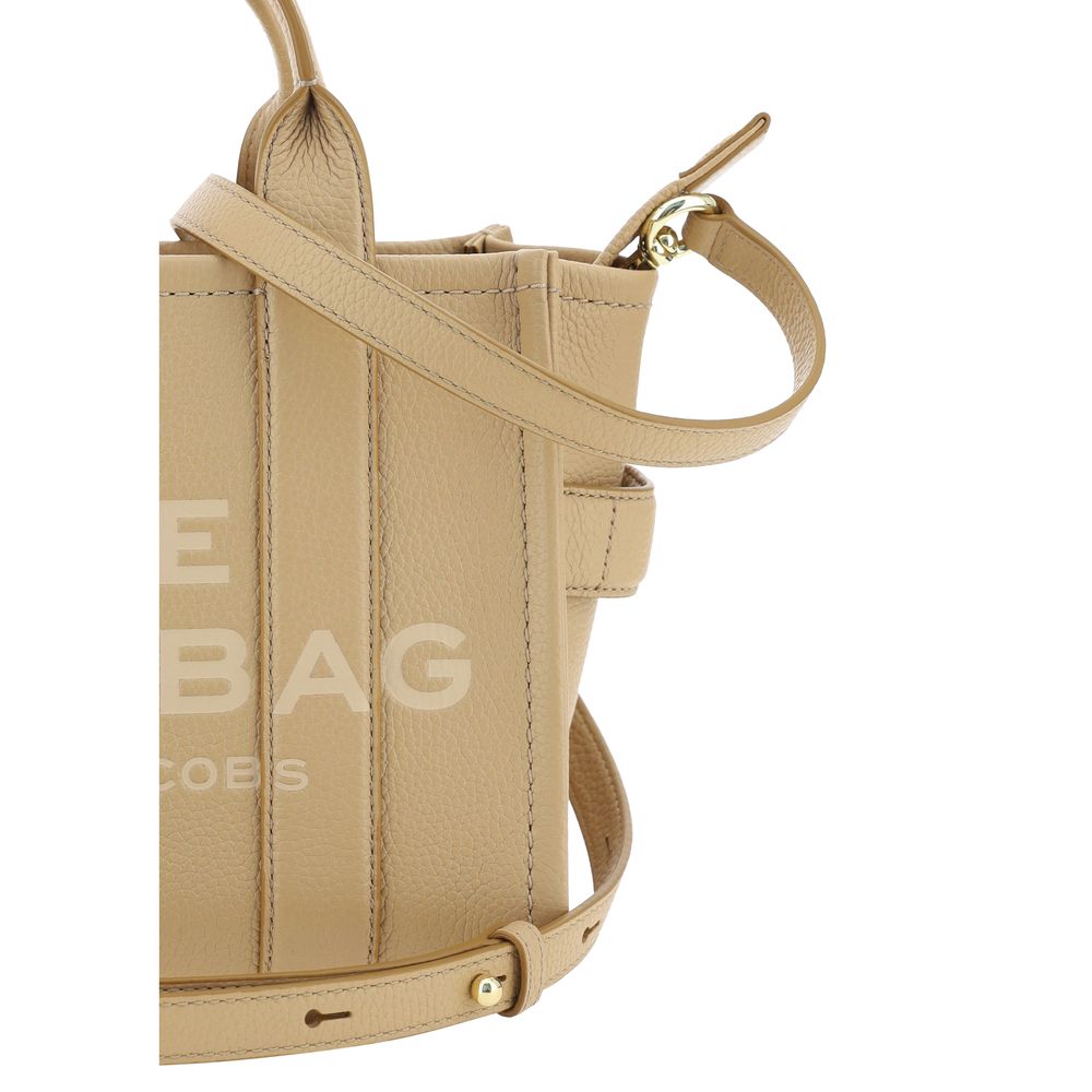 Marc Jacobs The Small Tote Bag Grained Leather Beige