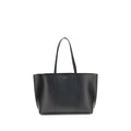Tory Burch Perry Tote Bag Grained Leather Black