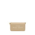 Marc Jacobs The Mini Bag Shoulder Bag Grained Leather Beige