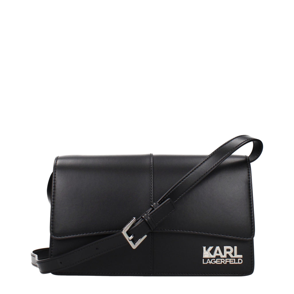 Karl Lagerfeld K/Signature Crossbody Bag in Black