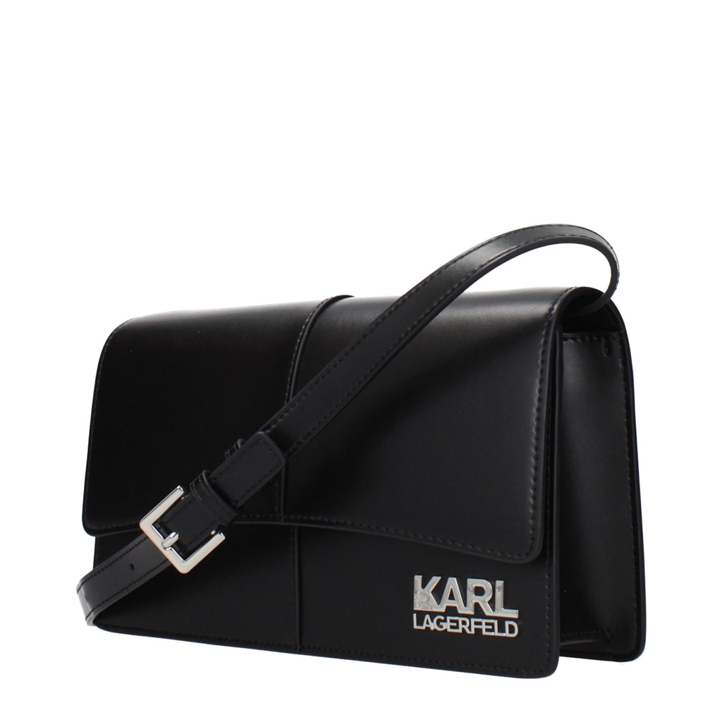 Karl Lagerfeld K/Signature Crossbody Bag in Black