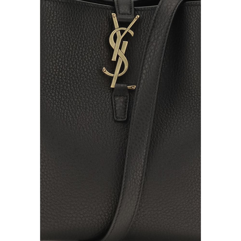 Saint Laurent Le 37 Bucket Bag Grained Leather Black