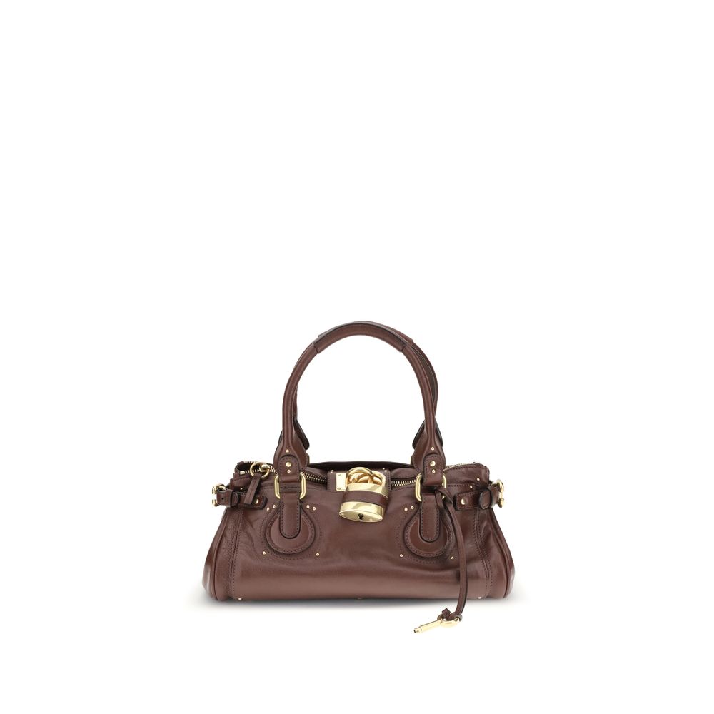 Chloé Paddington Large Bag Bordeaux Calf Leather