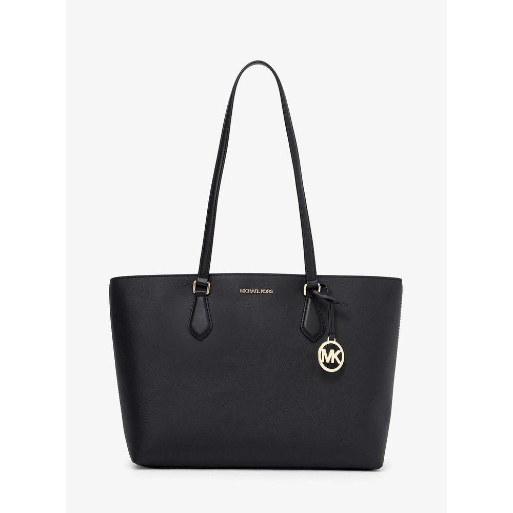 Michael Kors Sheila Large Canvas Tote Bag in Black