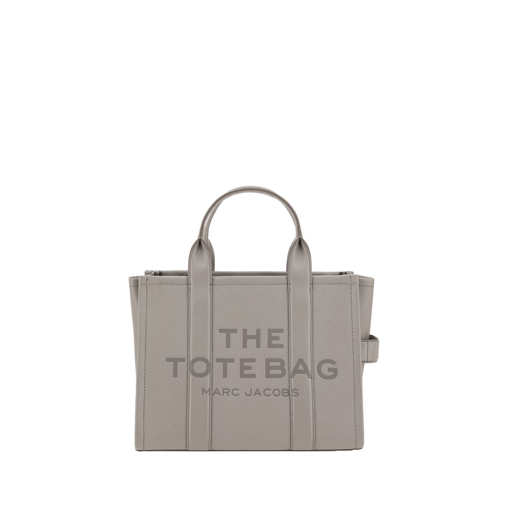 Marc Jacobs The Medium Tote Gray Calf Leather Handbag