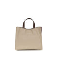 Marni Museo Beige Calf Leather Tote Bag