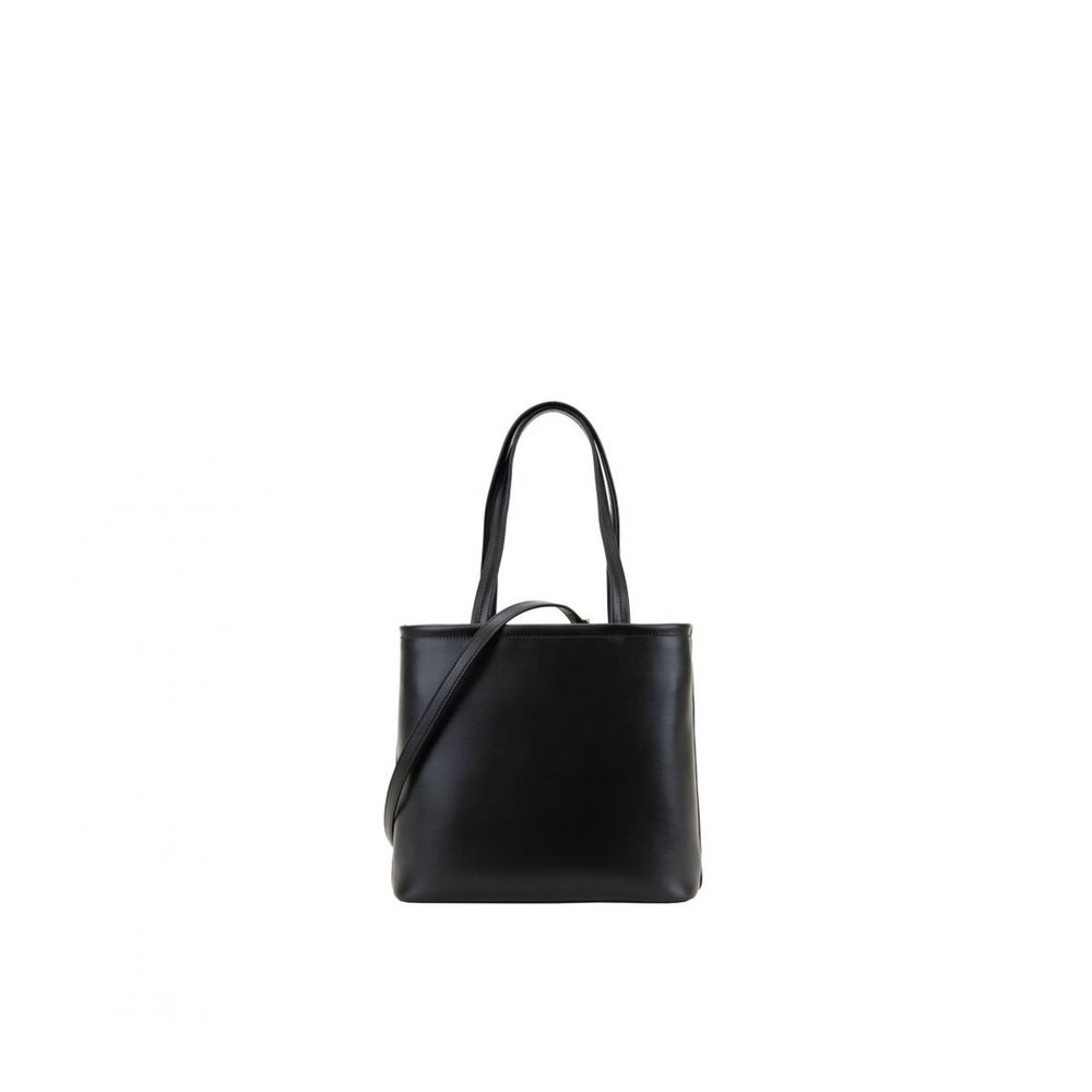Prada Small Black Calfskin Leather Tote Bag