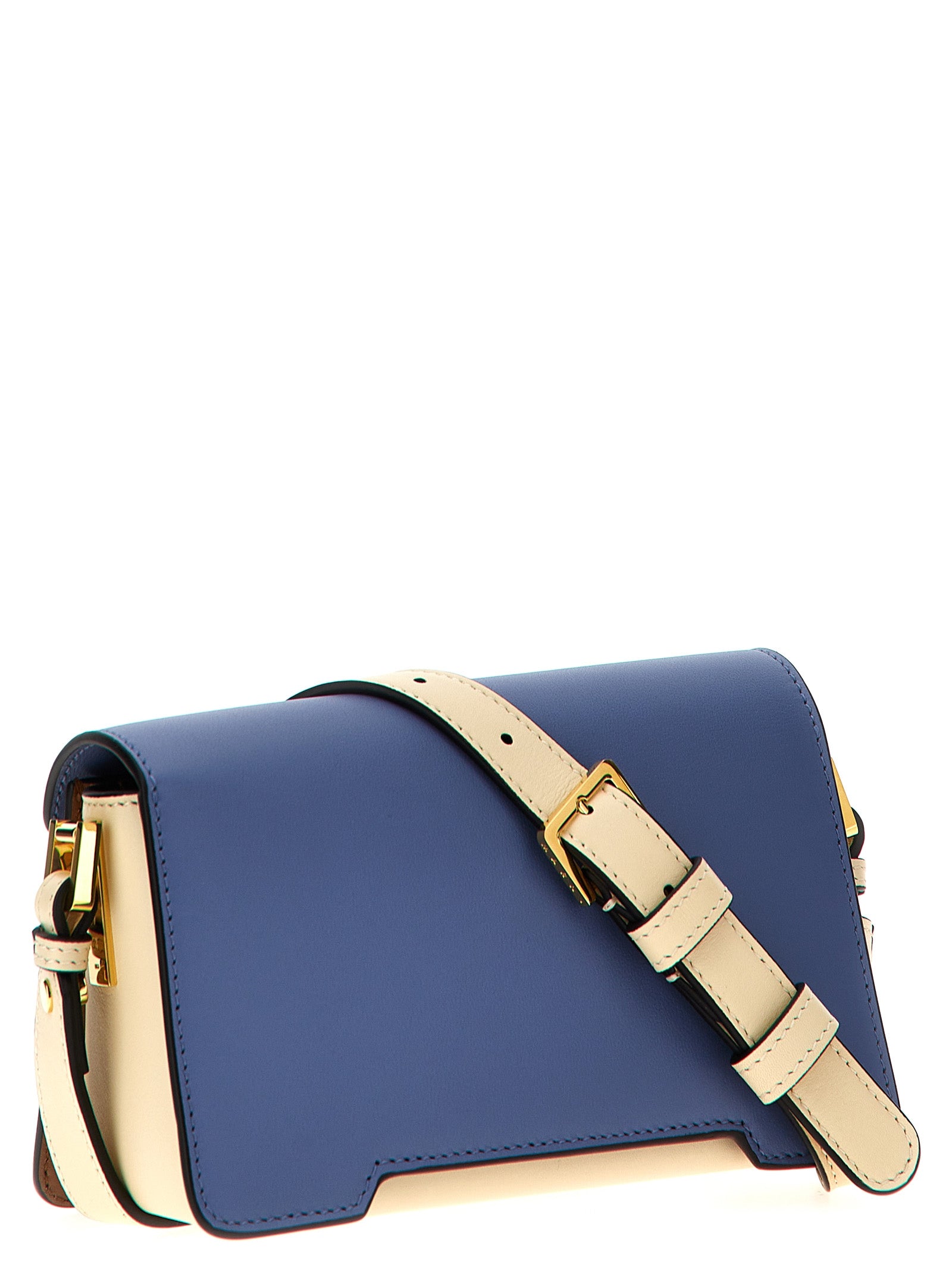 Marni Trunkaroo Mini Calf Leather Shoulder Bag Multicolor