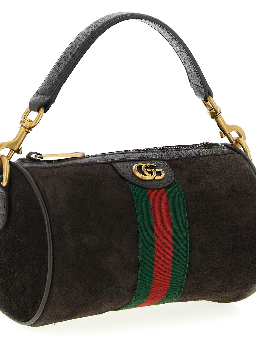 Gucci Ophidia Mini Suede Leather Handbag Brown