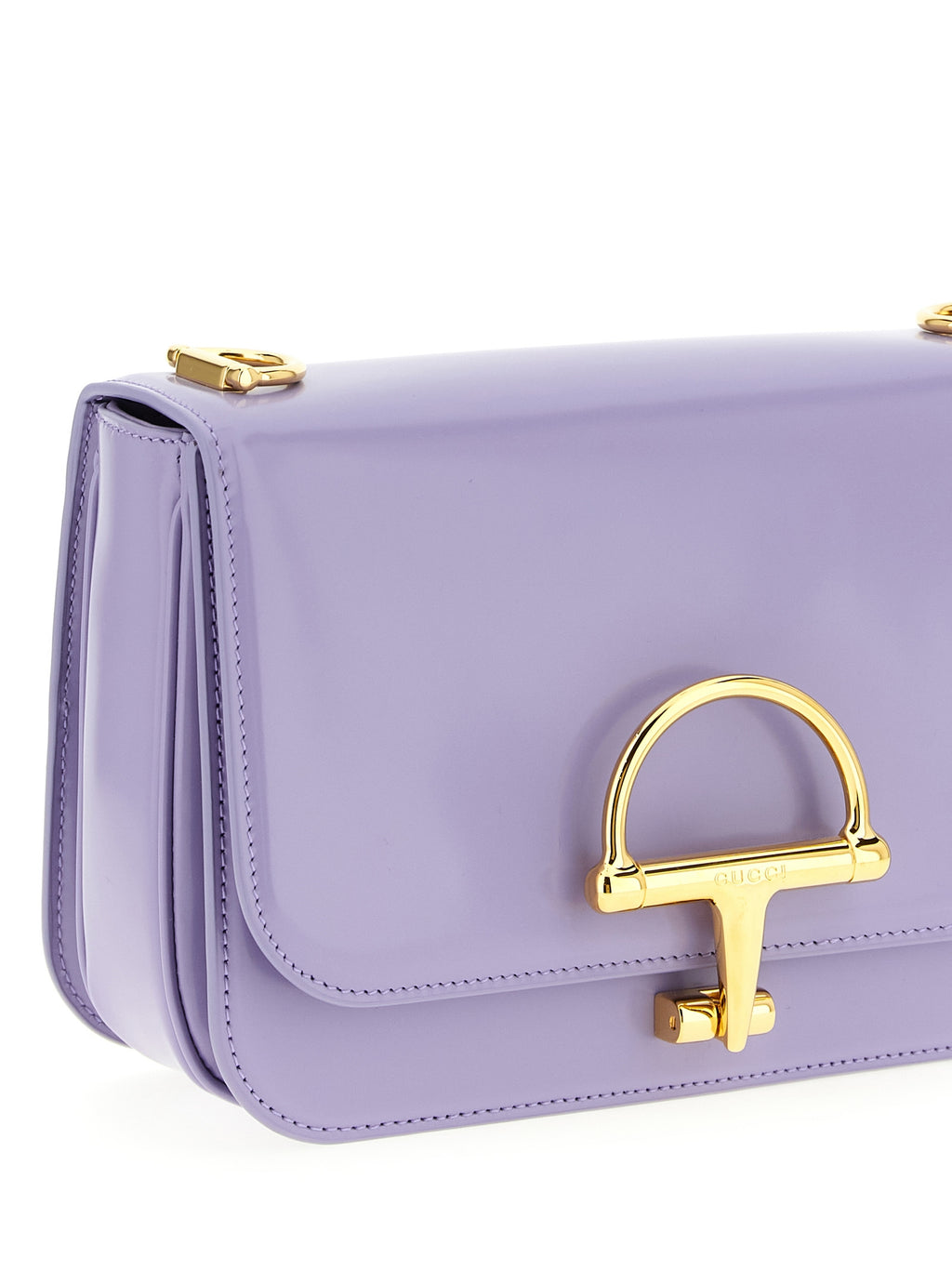 Gucci Siena Small Calf Leather Shoulder Bag Lavender