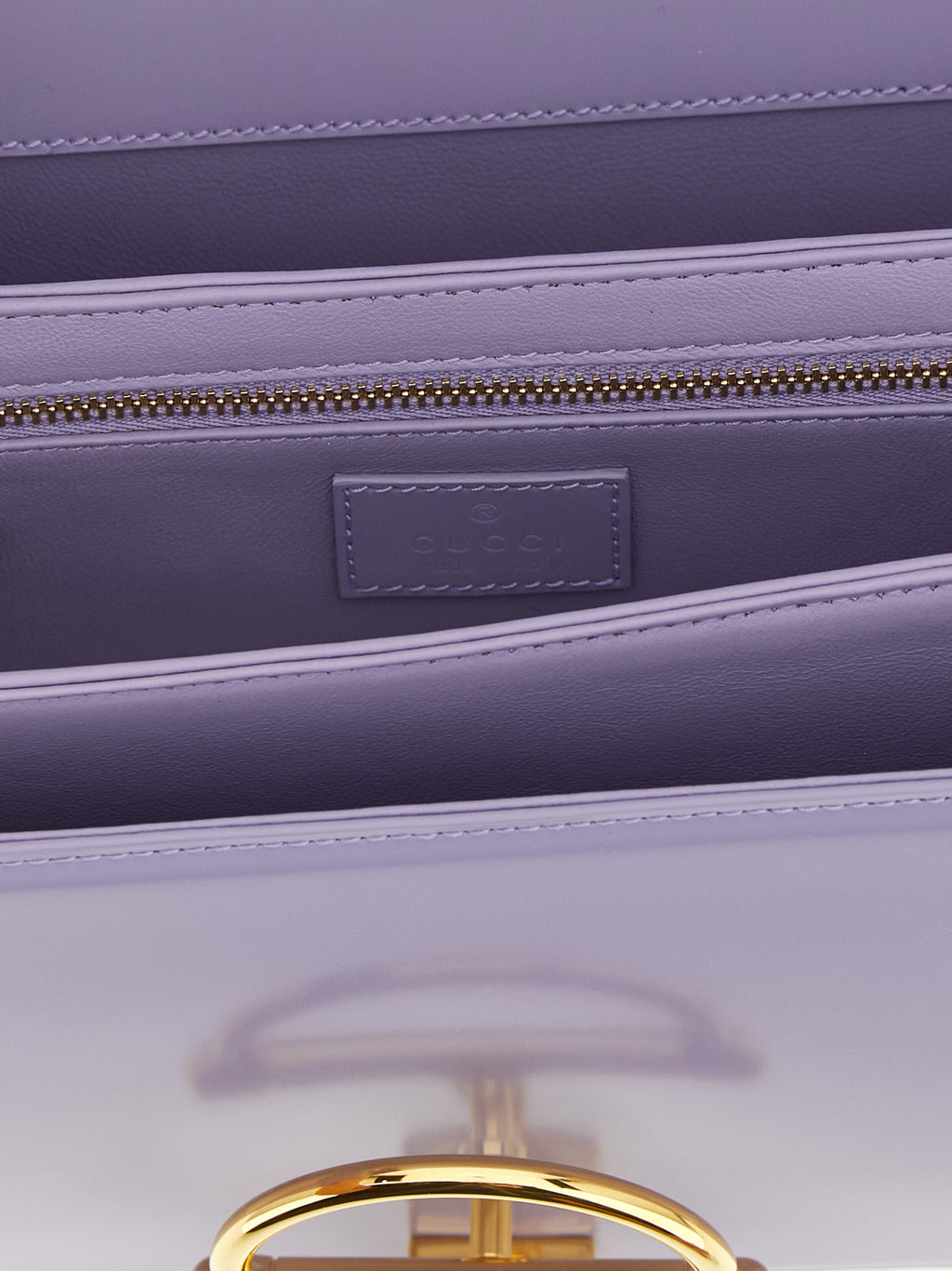 Gucci Siena Small Calf Leather Shoulder Bag Lavender