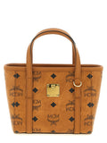 MCM Toni X-Mini Shopper Brown