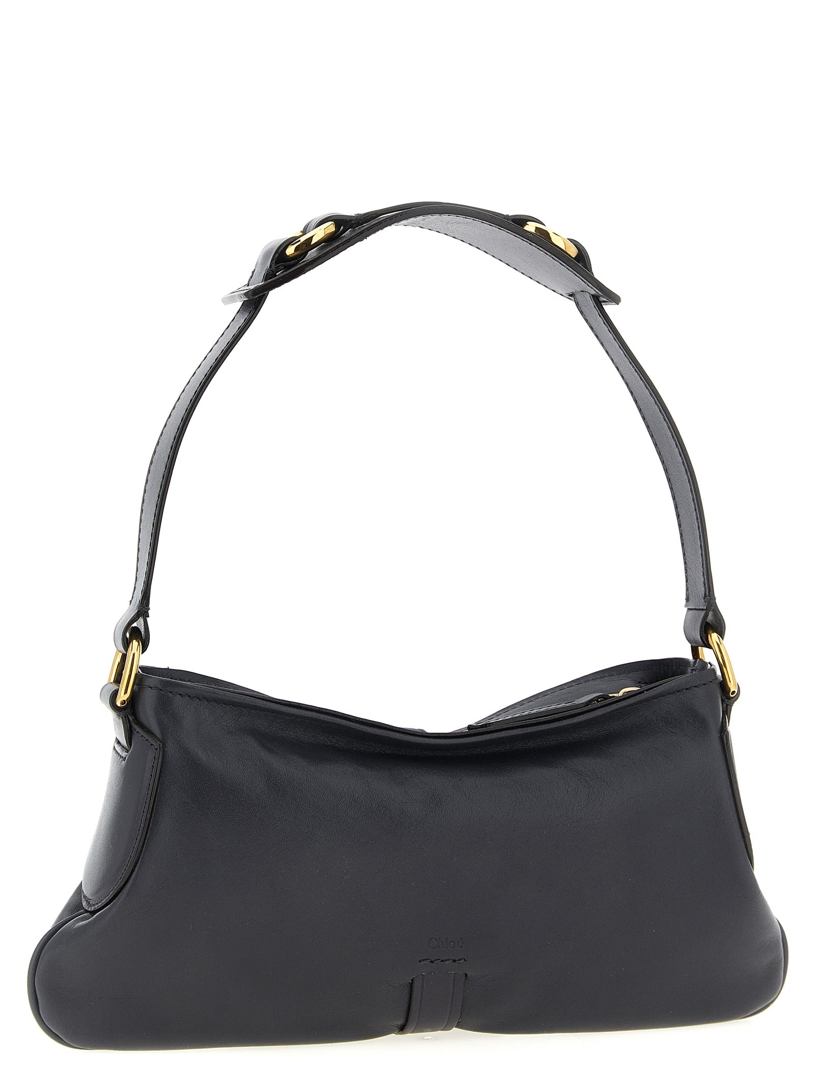 Chloé Kerala 25 Shoulder Bag Black Navy