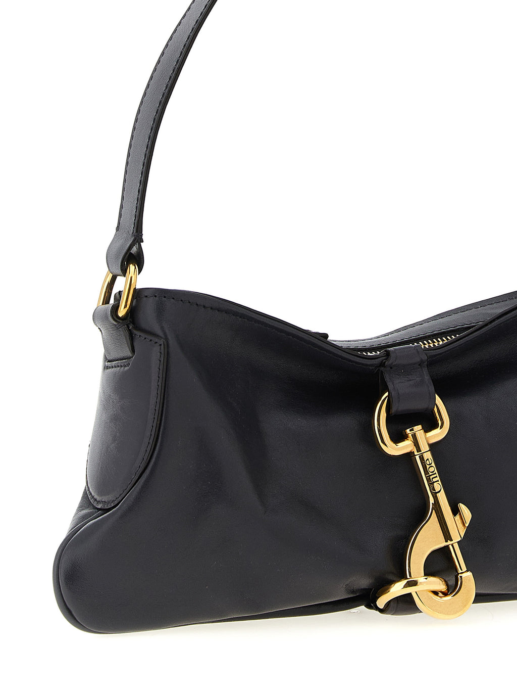 Chloé Kerala 25 Shoulder Bag Black Navy
