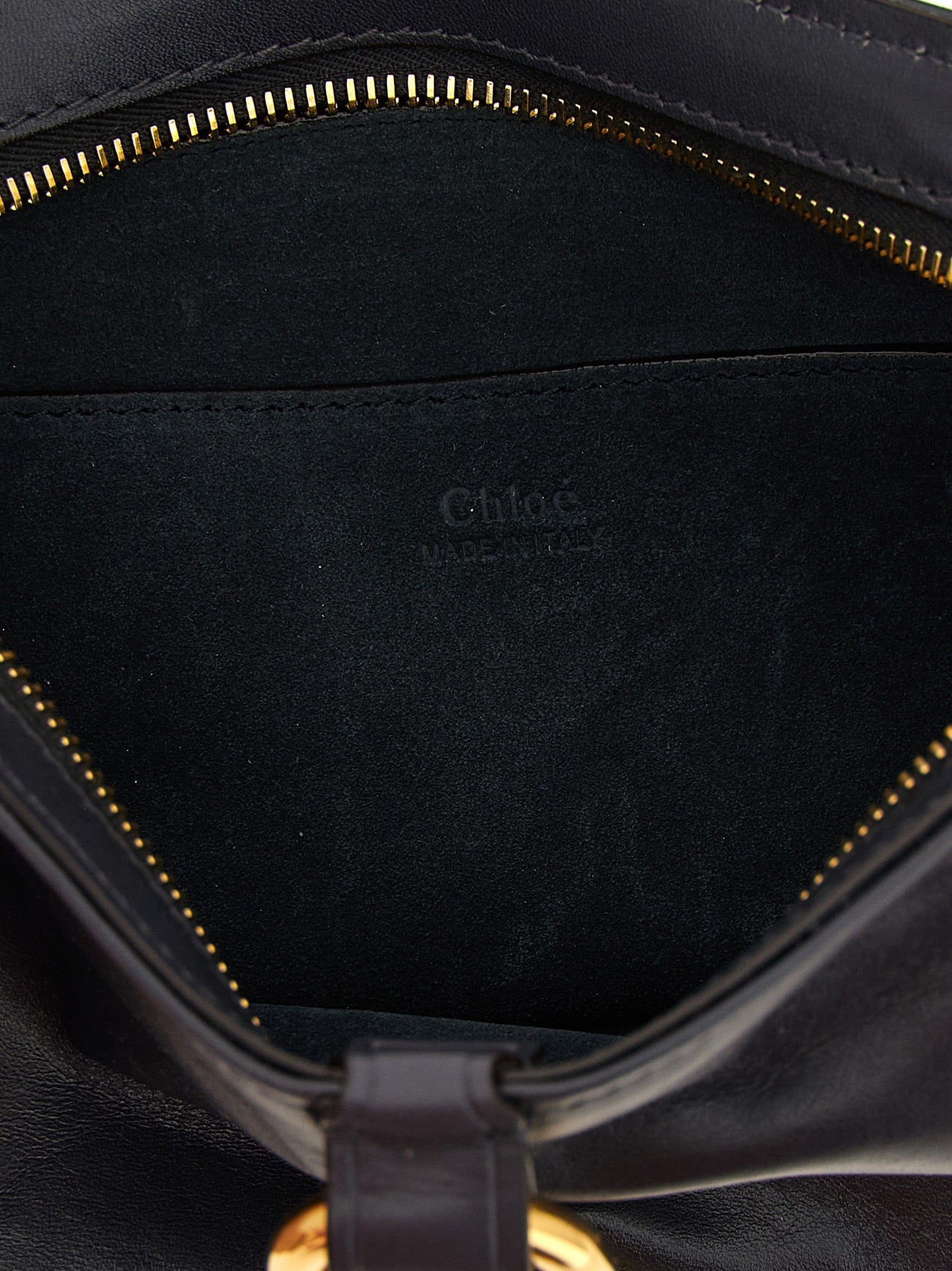 Chloé Kerala 25 Shoulder Bag Black Navy