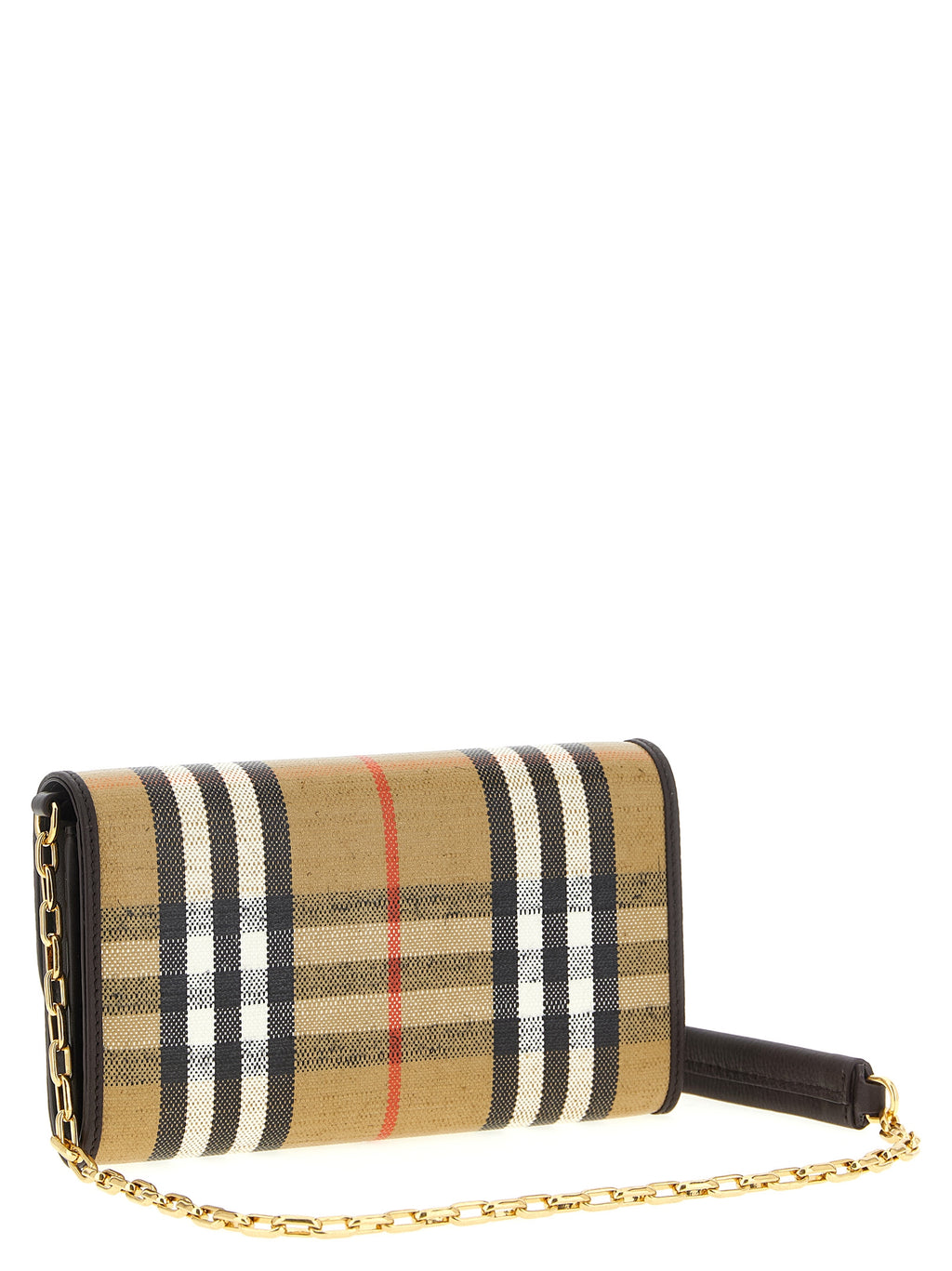 Burberry Highlands Wallet on Chain Archive Beige