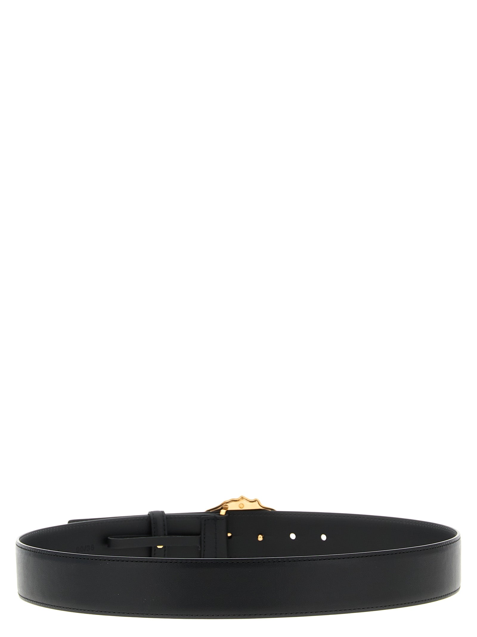 Versace Medusa Leather Belt Black