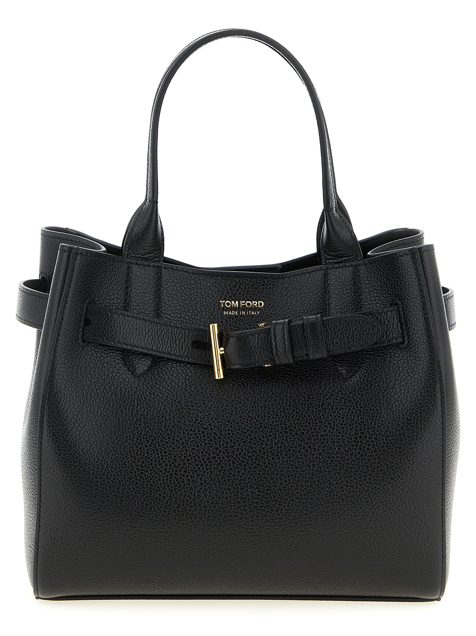 Tom Ford Audrey Leather Handbag Black