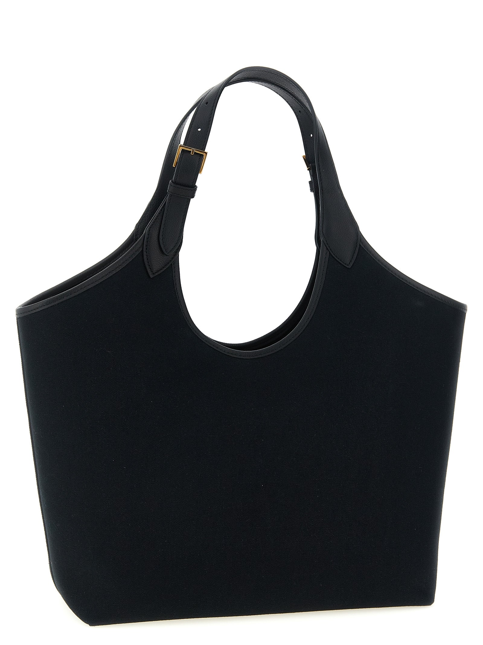 Versace La Medusa Medium Canvas Tote Bag Black