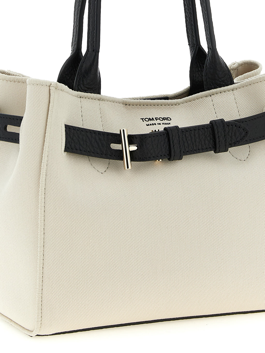 Tom Ford Audrey Shopping Bag Ivory & Black