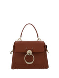 Chloé Brown Calf Leather Tess Handbag
