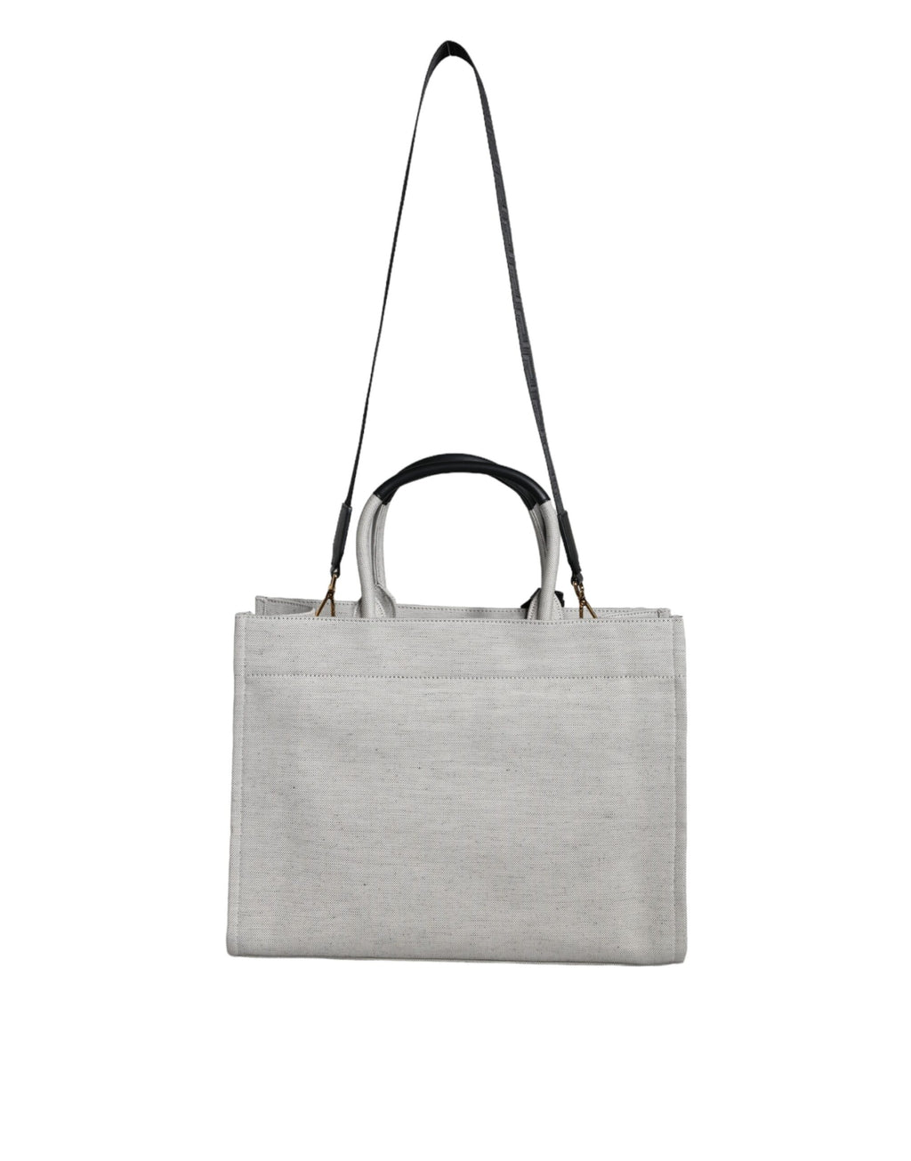 Versace Logo Tote Bag White Black