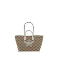 MCM Medium Himmel Visetos Tote Bag in Cognac