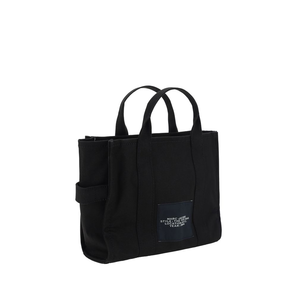 Marc Jacobs The Medium Tote Bag Black Cotton Canvas