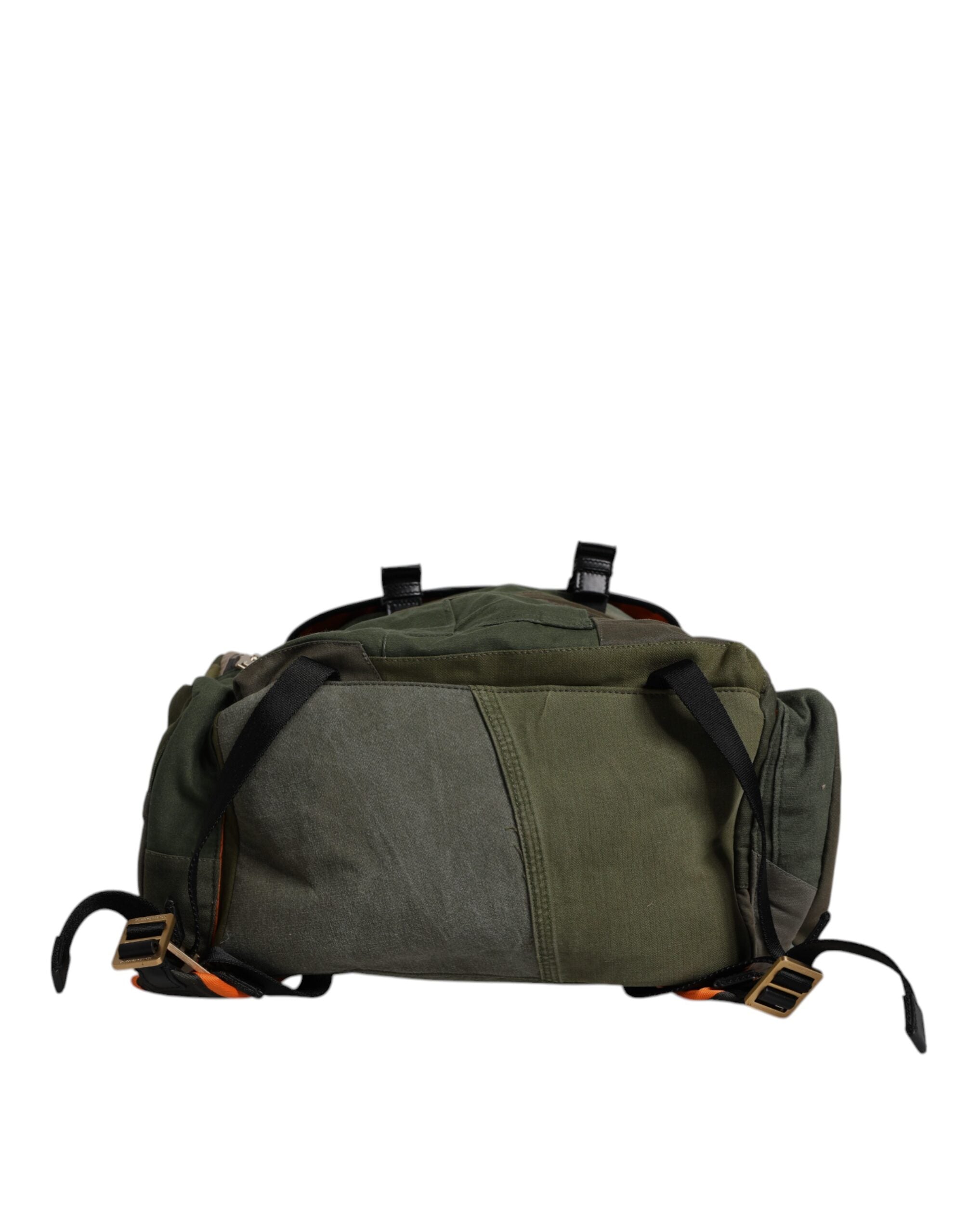 Dolce & Gabbana Camouflage Patchwork Backpack in Military Green
