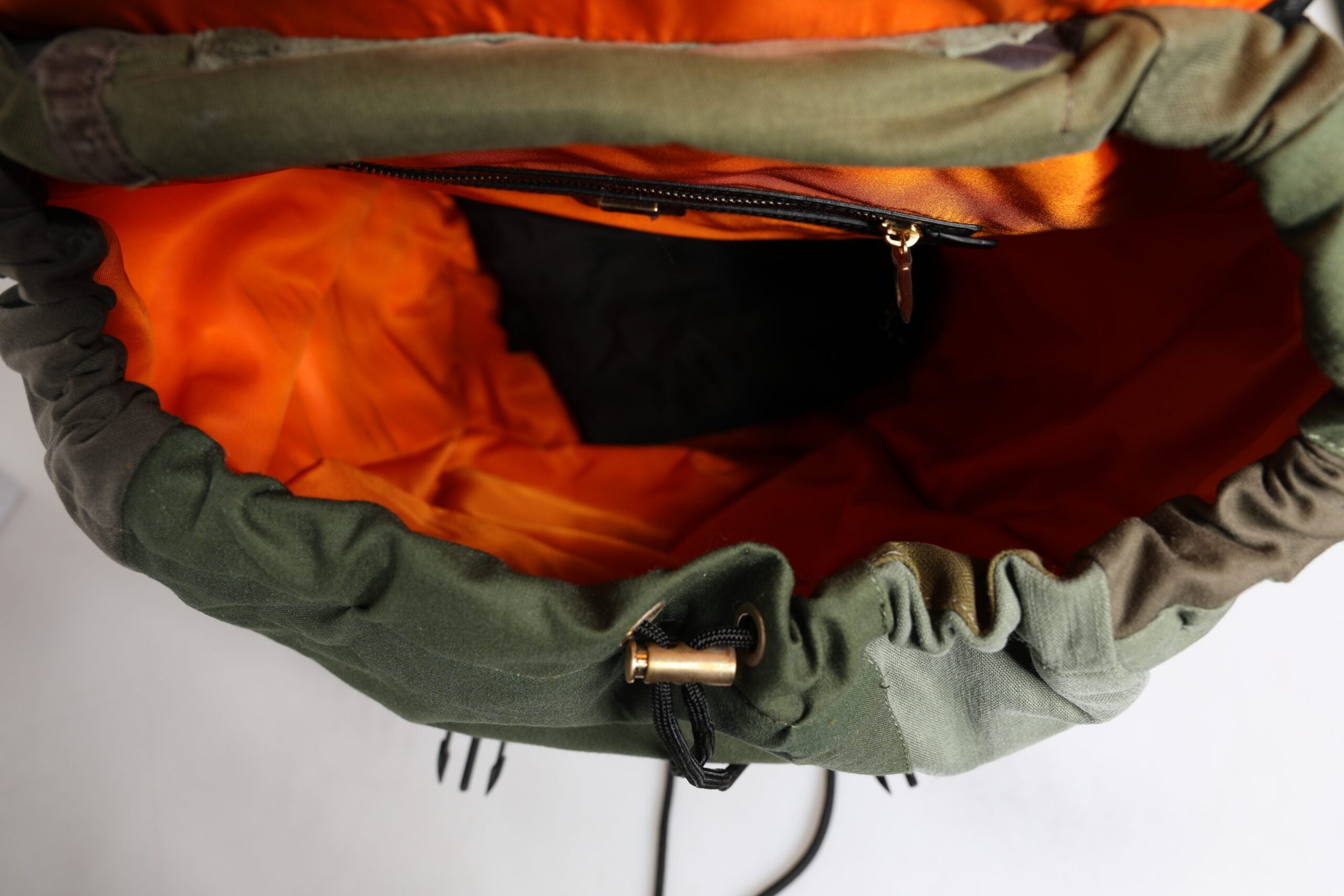 Dolce & Gabbana Camouflage Patchwork Backpack in Military Green