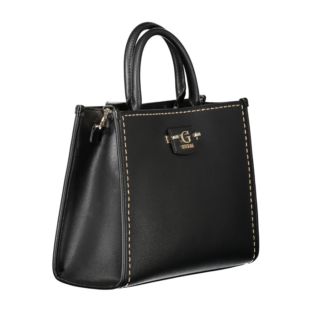 Guess Jeans Lorelei Black Satchel Bag