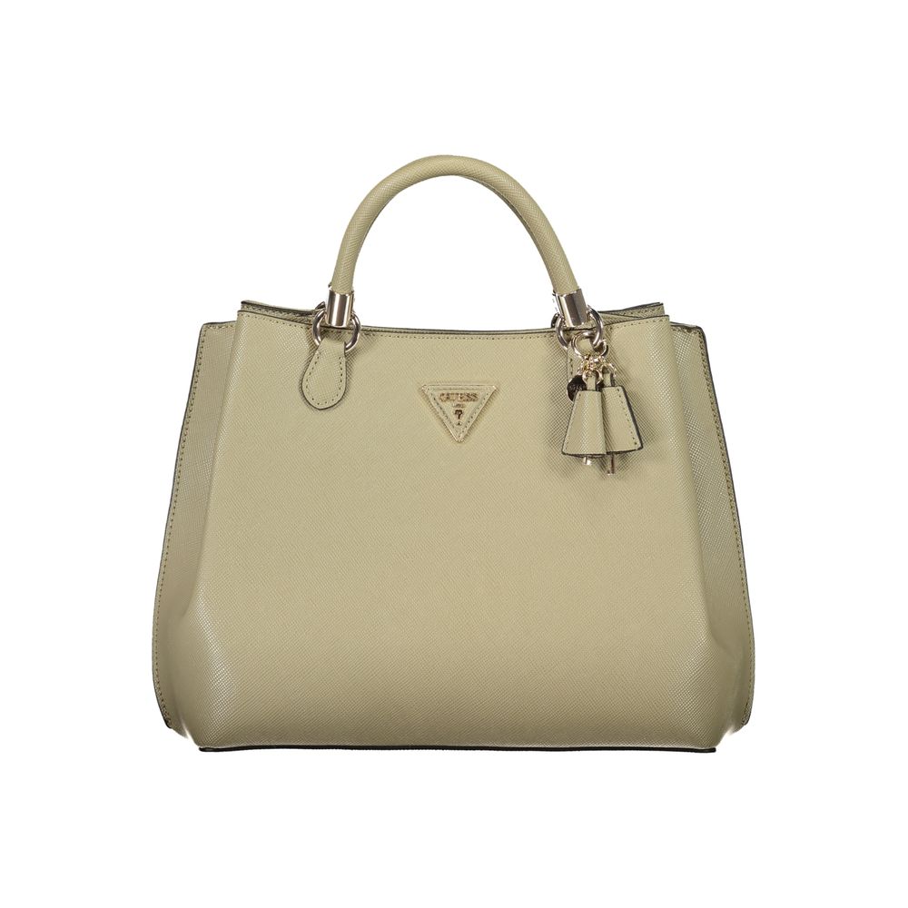Guess Jeans Gizele Sage Green Satchel Bag
