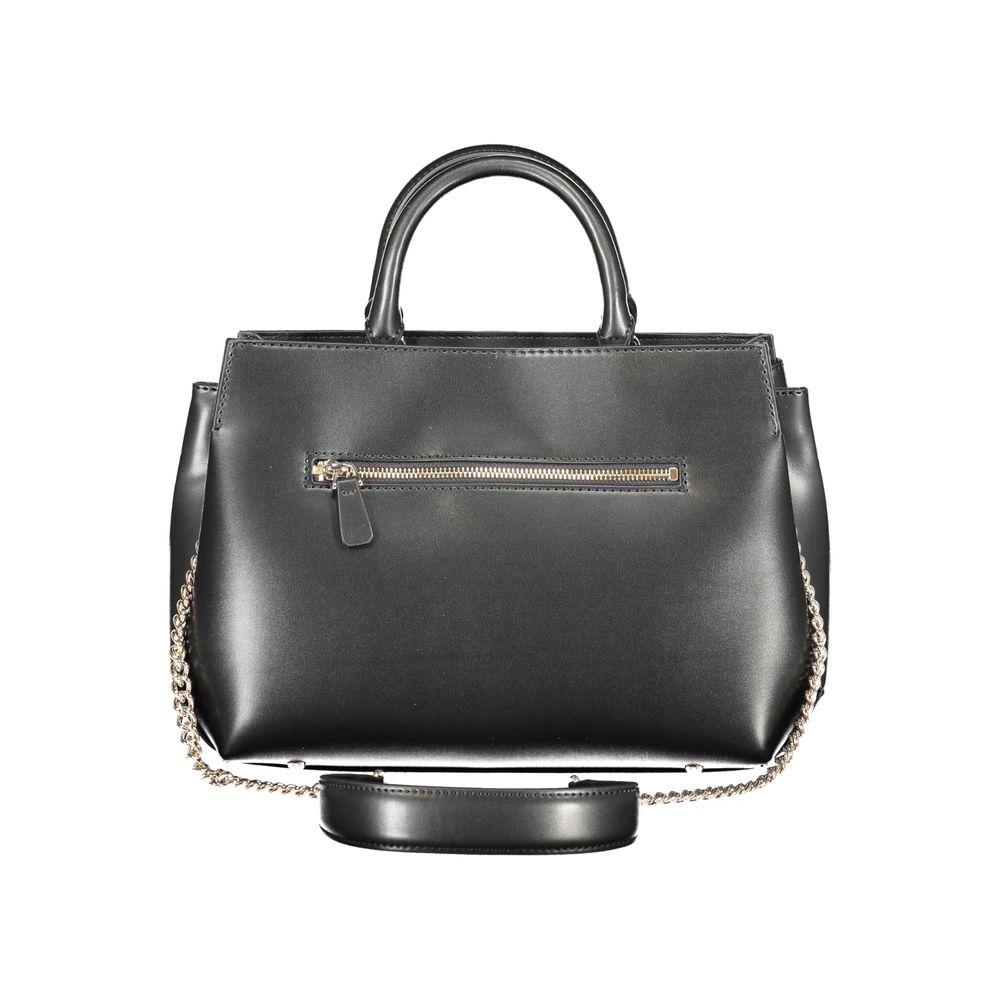 Guess Jeans Lorelei Black Satchel Bag